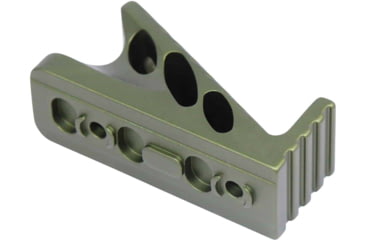 Image of Guntec USA M-LOK Micro Angle Grip, Anodized Green, ANGLE-MICRO-GREEN