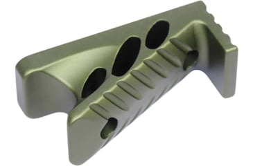 Image of Guntec USA M-LOK Micro Angle Grip, Anodized Green, ANGLE-MICRO-GREEN