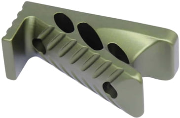 Image of Guntec USA M-LOK Micro Angle Grip, Anodized Green, ANGLE-MICRO-GREEN