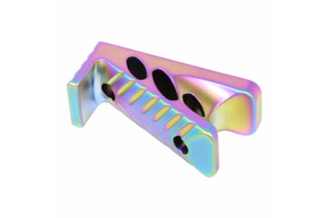 Image of Guntec USA M-LOK Micro Angle Grip, Matte Rainbow Pvd Coated, ANGLE-MICRO-M-RPVD