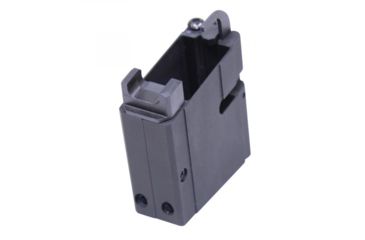 Image of Guntec USA Magwell Adapter Block, AR-15, 9mm, Alluminum, Anodized Matte Finish, Black MAGA-9