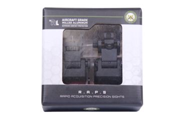 Image of Guntec USA Rapid Acquisition Precision Sights R.A.P.S, Black, GT-RAPS