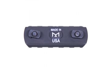 Image of Guntec USA Removable Accessory Rail, 2.25 inch, M-LOK, Black MLK-RAIL-225US