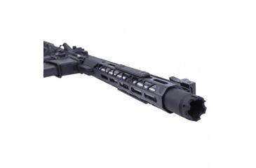Image of Guntec USA Slim Line Trident Flash Can w/Glass Breaker, AR-15, .223/5.56, 1/2x28 Thread, Black Anodize CONE-FH-S-C