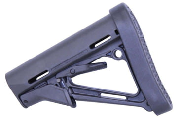 Image of Guntec USA Slip Over Recoil Buttpad for Magpul CTR/MOE Stocks, Black Rubber, CTR-PAD