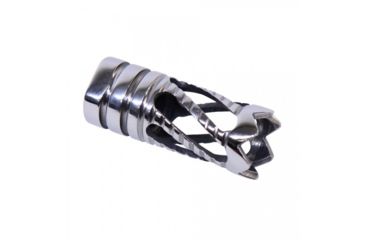 Image of Guntec USA Spiral Flash Hider, AR-15, .223, 1/2x28 Thread, Polished Mirror ARTWIST-HP