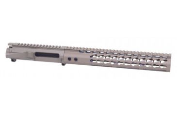 Image of Guntec USA Stripped Upper Receiver, AR-15, .223/5.56, 12 inch Ultralight Series Keymod Handguard, Flat Dark Earth GT-UPPER-SET-FDE-12JK