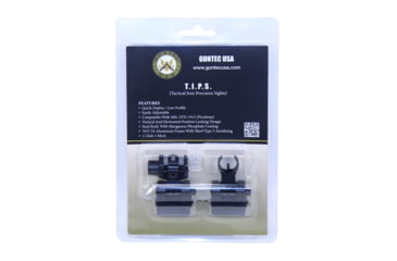 Image of Guntec USA Tactical Iron Precision Sights, Black, GT-TIPS
