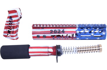 Image of Guntec USA Trump Series Limited Edition AR-15 Pistol Furniture Set, Cerakote, TRUMP-PIS-SET-USA