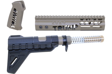 Image of Guntec USA Trump Series Limited Edition AR-15 Pistol Furniture Set w/Brace, Flat Dark Earth, TRUMP-PIS-SET-PB-FDE
