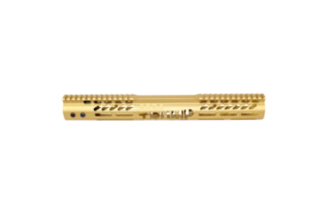 Image of Guntec USA Trump Series Limited Edition M-LOK System Free Floating Handguard w/ Monolithic Top Rail, 15in, Anodized Gold, GT-15MLK-TRUMP-GOLD
