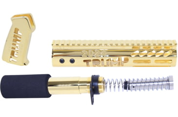 Image of Guntec USA Trump Series Premium Limited Edition AR-15 Pistol Furniture Set, 24K Gold Plated, TRUMP-PIS-SET-LE