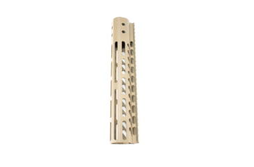 Image of Guntec USA Ultra Lightweight Thin M-Lok Free Floating Handguard w/Monolithic Top Rail, 10in, Cerakote Flat Dark Earth, GT-10MLK-FDE