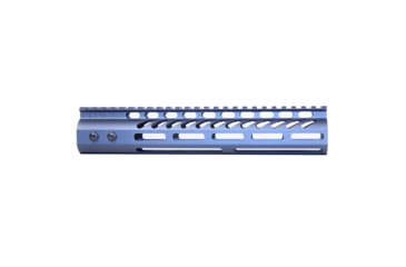 Image of Guntec USA Ultra Lightweight Thin M-LOK System Free Floating Handguard w/Monolithic Top Rail, 10in, Grey, GT-10MLK-GREY