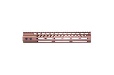 Image of Guntec USA Ultra Lightweight Thin M-LOK System Free Floating Handguard w/Monolithic Top Rail, 12in, Bronze, GT-12MLK-BRZ