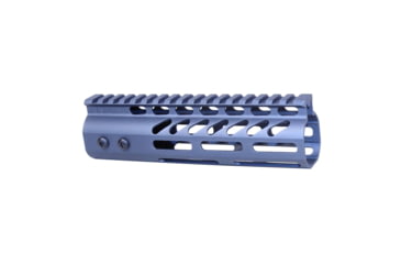 Image of Guntec USA Ultra Lightweight Thin M-LOK System Free Floating Handguard w/Monolithic Top Rail, 7in, Grey, GT-7MLK-GREY