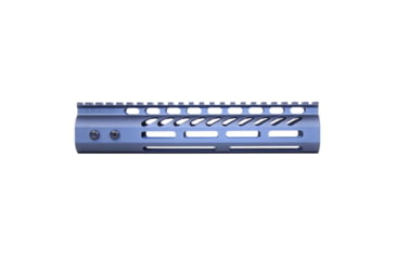 Image of Guntec USA Ultra Lightweight Thin M-LOK System Free Floating Handguard w/Monolithic Top Rail, 9in, Grey, GT-9MLK-GREY
