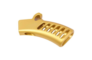 Image of Guntec USA Ultralight Series Skeletonized Aluminum Featureless Grip, Anodized Gold, ULS-FG-GOLD