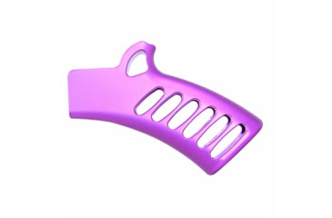 Image of Guntec USA Ultralight Series Skeletonized Aluminum Featureless Grip, Anodized Purple, ULS-FG-PURPLE