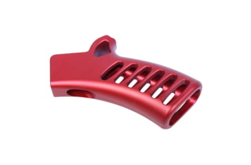 Image of Guntec USA Ultralight Series Skeletonized Aluminum Featureless Grip, Anodized Red, ULS-FG-RED