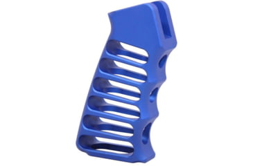 Image of Guntec USA Ultralight Series Skeletonized Aluminum Pistol Grip, Anodized Blue, ULS-PG-BLUE