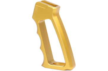 Image of Guntec USA Ultralight Series Skeletonized Aluminum Pistol Grip, Gen 2, Anodized Gold, ULS-PG-G2-GOLD