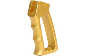 Image of Guntec USA Ultralight Series Skeletonized Aluminum Pistol Grip, Gen 2, Anodized Gold, ULS-PG-G2-GOLD