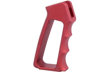 Image of Guntec USA Ultralight Series Skeletonized Aluminum Pistol Grip, Gen 2, Anodized Red, ULS-PG-G2-RED