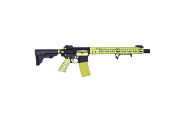 Image of Guntec USA Ultralight Skeletonized Angled Grip For M-LOK, Anodized Clear, MLK-AG-CLEAR