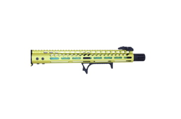 Image of Guntec USA Ultralight Skeletonized Angled Grip For M-LOK, Anodized Clear, MLK-AG-CLEAR