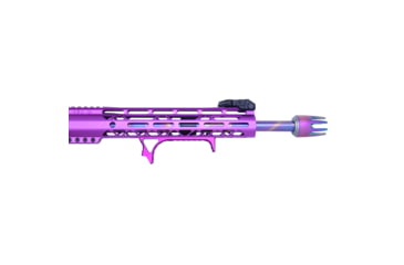 Image of Guntec USA Ultralight Skeletonized Angled Grip For M-LOK, Anodized Clear, MLK-AG-CLEAR
