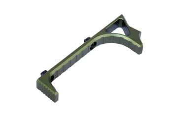 Image of Guntec USA Ultralight Skeletonized Angled Grip For M-LOK, Anodized Green, MLK-AG-GREEN
