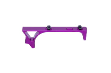 Image of Guntec USA Ultralight Skeletonized Angled Grip For M-LOK, Anodized Purple, MLK-AG-PURPLE