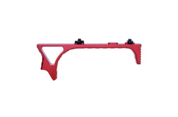 Image of Guntec USA Ultralight Skeletonized Angled Grip For M-LOK, Anodized Red, MLK-AG-RED