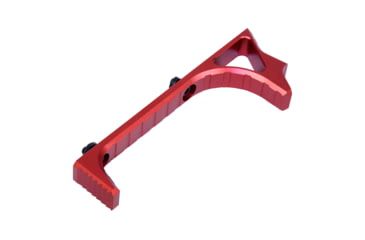 Image of Guntec USA Ultralight Skeletonized Angled Grip For M-LOK, Anodized Red, MLK-AG-RED