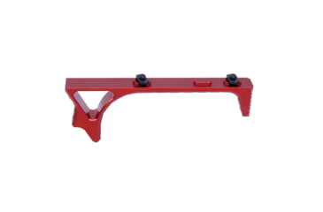Image of Guntec USA Ultralight Skeletonized Angled Grip For M-LOK, Anodized Red, MLK-AG-RED