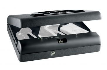 Image of GunVault Microvault Bio Portable Biometric Pistol Safe, Waterproof w/ Fingerprint MVB500 