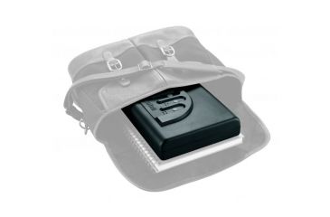 Image of GunVault Microvault Portable Pistol Safe, Keypad Entry, 1x9V Battery, Black, MV500-STD