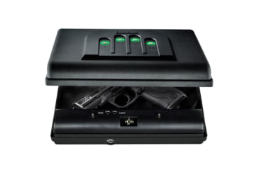 Image of Gunvault MV55019 MicroVault 550 Gun Safe, Illuminated Keypad, Manual Key, MV550-19