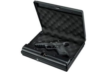 Image of Gunvault MV55019 MicroVault 550 Gun Safe, Illuminated Keypad, Manual Key, MV550-19