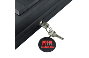 Image of Gunvault MV55019 MicroVault 550 Gun Safe, Illuminated Keypad, Manual Key, MV550-19