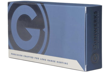 Image of Gunwerks 6 Creedmoor 105 Grain Berger Hybrid Rifle Ammo, AY-M6036