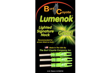 Image of GWS Lighted S Nocks 3 pk., Green, 33000