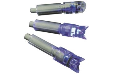 Image of GWS Lighted Crossbow Nocks, Blue, Pack of 3, 7400