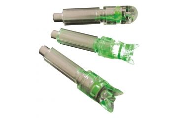 Image of GWS Lighted Crossbow Nocks, Green 3 pk. 73000