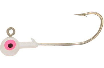 Image of H&amp;H Lure Company Cocahoe Round SW Jighead, 1/16 oz, Sz 1 Hook, White 10/Pack, C1610-02