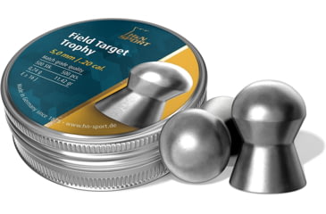 Image of H&amp;N Sport Field Target Trophy .20 Caliber 11.42 Grain Air Rifle Pellets, 500 Rounds, Silver, Small, 92105000005