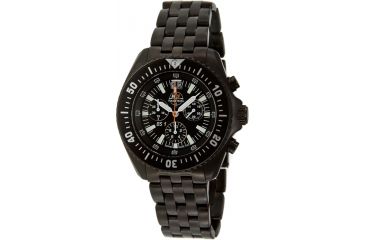 Image of H3 Tactical H3.15225 Commander Mens Watch - Black Dial, Black Bezel, Black Bracelet, Timer 