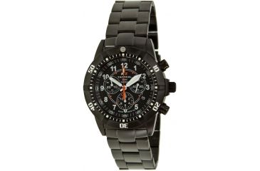 Image of H3 Tactical H3.322221.09 Commander Mens Watch - Black Dial, Black Bracelet, Timer