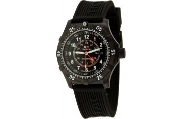 Image of H3 Tactical H3.312231.09 Commander Mens Watch - Black Dial, Black Case, Black Rubber Band - Automatic